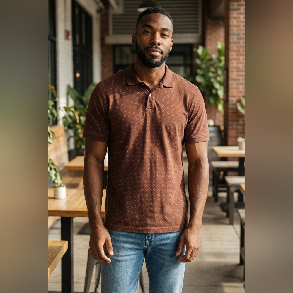 Men's Rocawear Polka Dot Polo